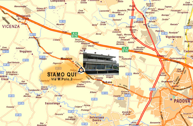 mappa porte padova