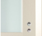 porta a porte a battente laser in maniglie cromate